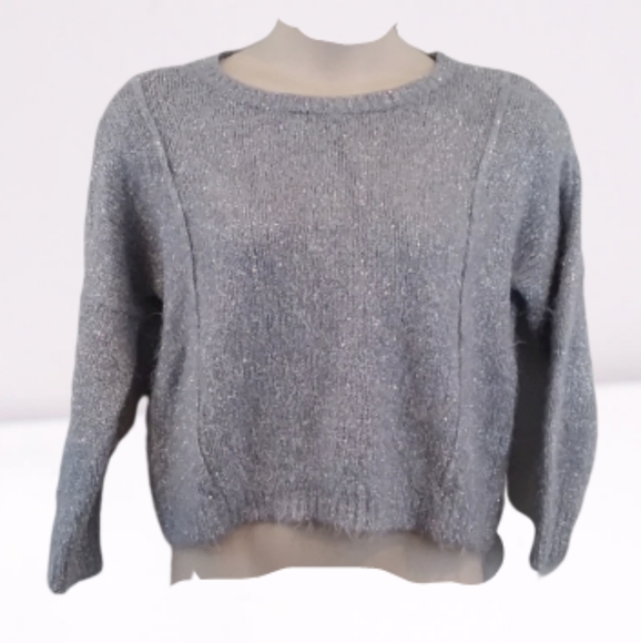 Jennifer Lopez Sweaters - ⭐ J. Lo Fuzzy Iridescent Sweater